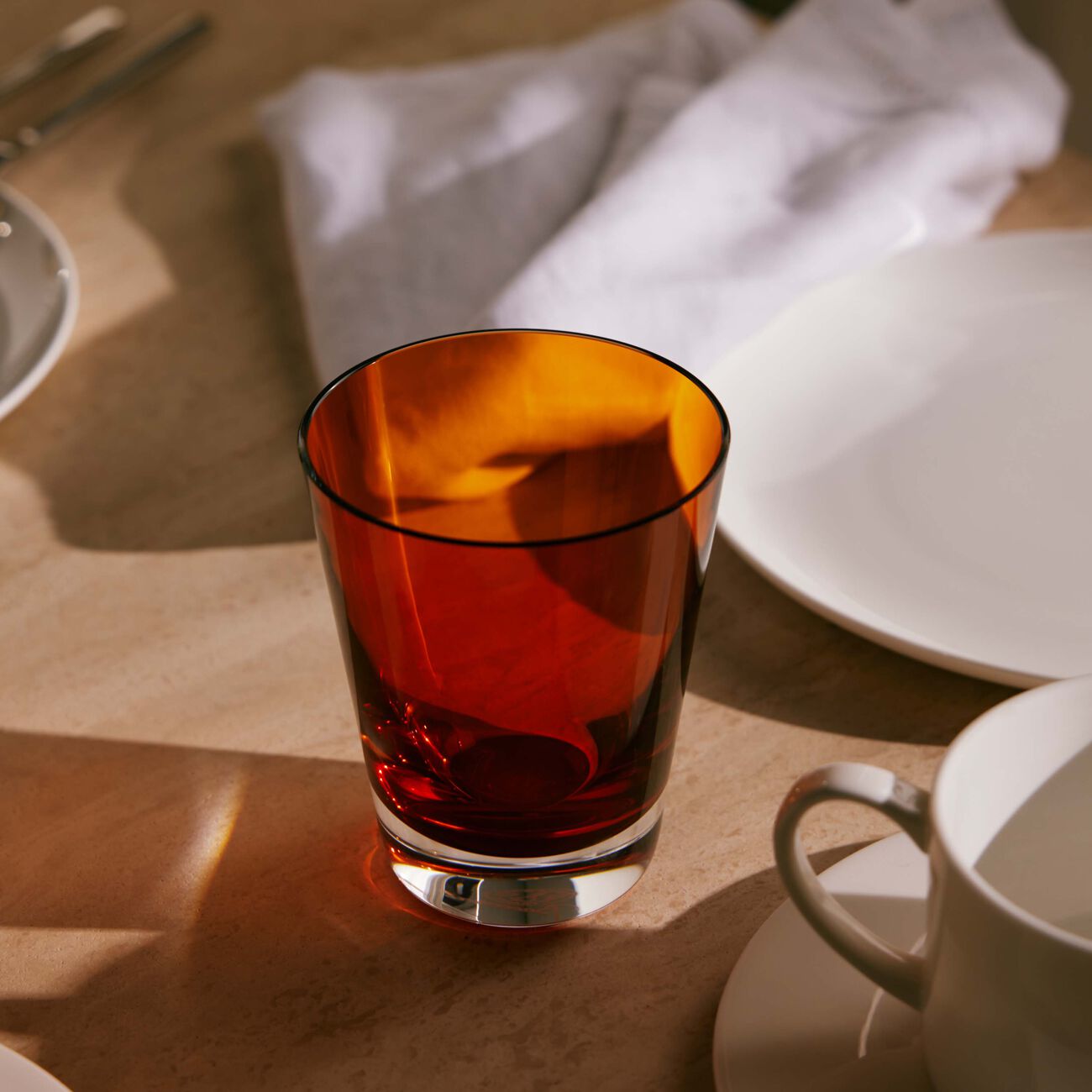 باكارا كأس الشرب موزاييك برتقالي