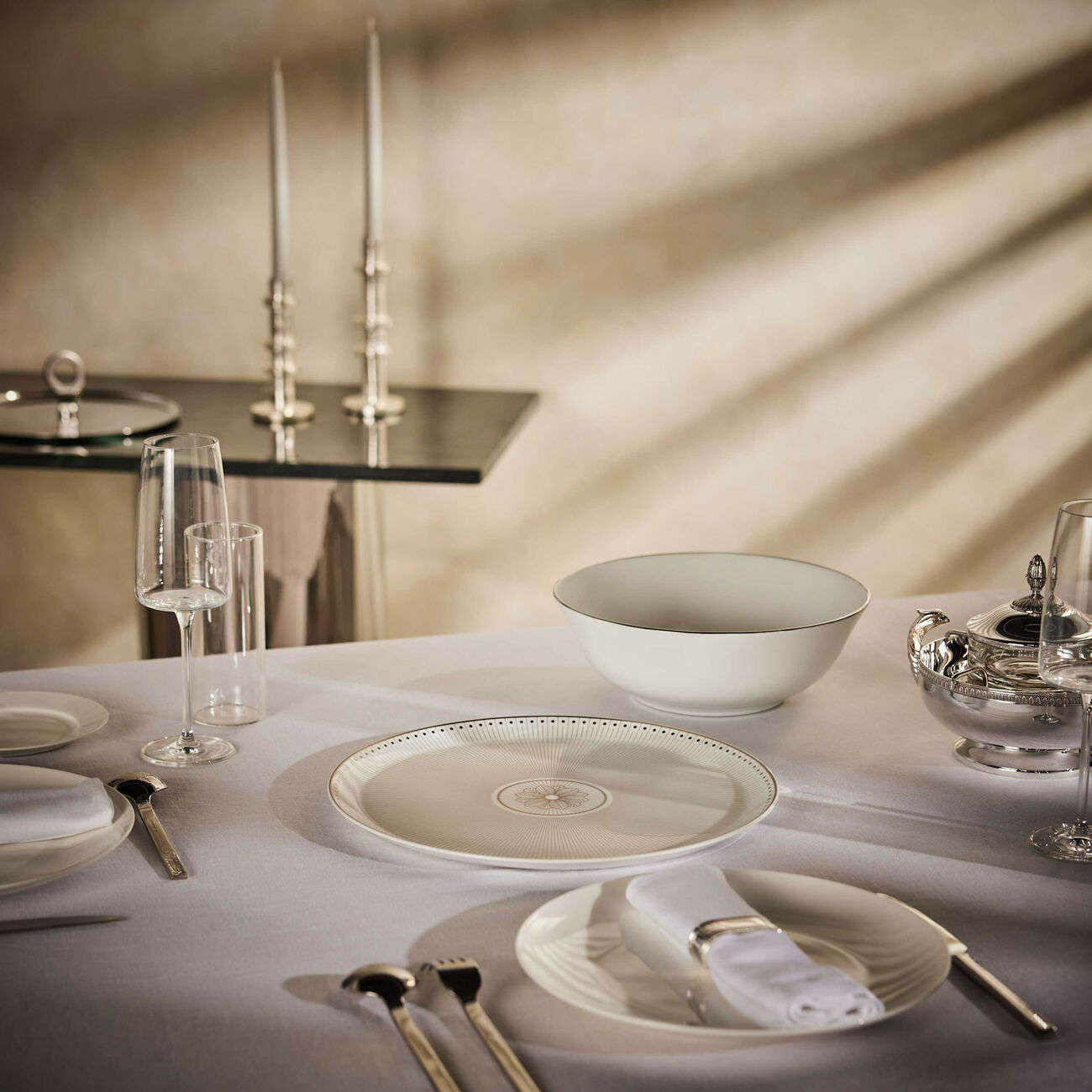 كريستوفل طبق الفطائر مالميزون إمبيريال دائري أبيض 32 سم