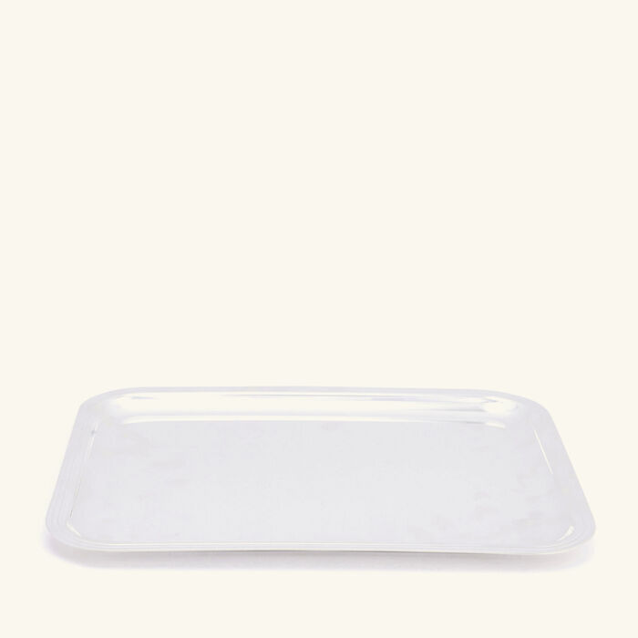 christofle albi serving tray rectangular medium silver plated