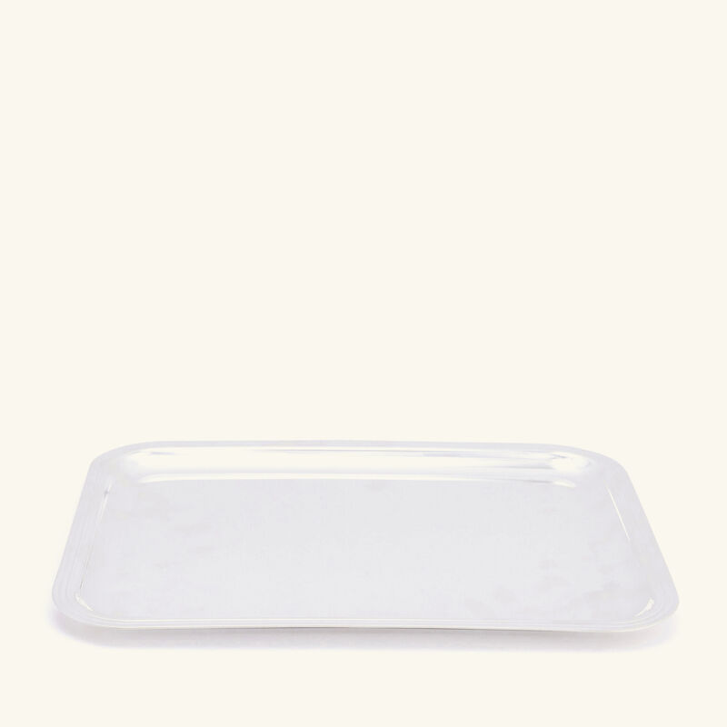 christofle albi serving tray rectangular medium silver plated