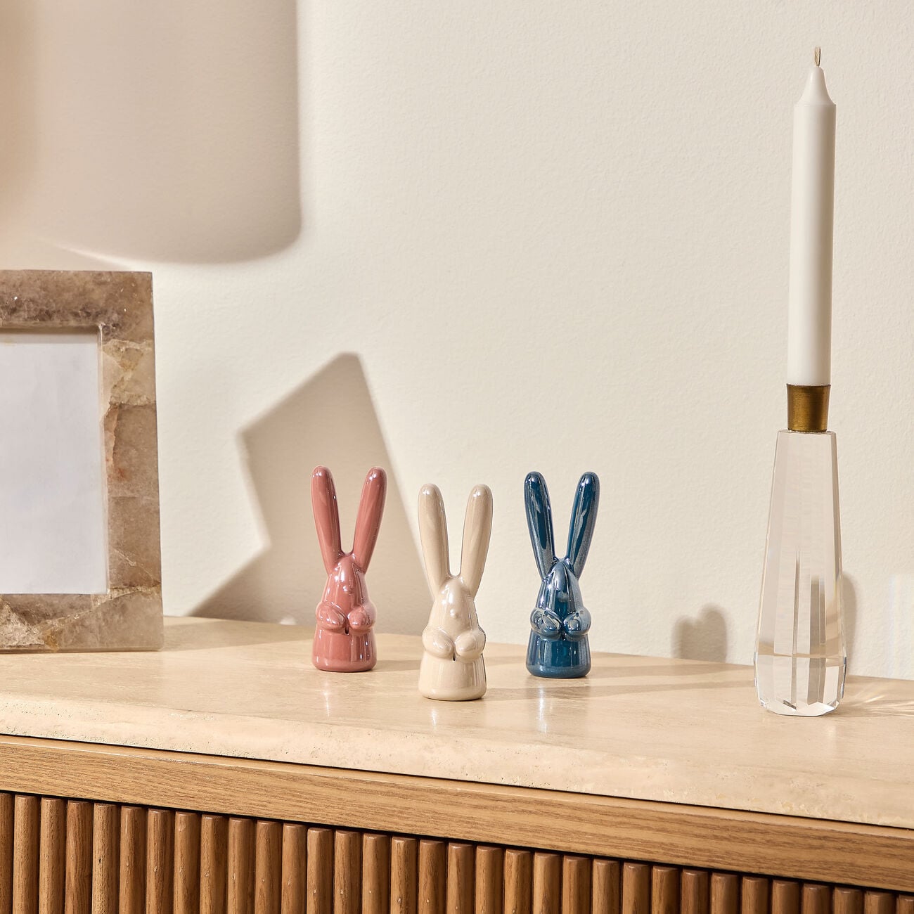 lladro bunny sculpture small white