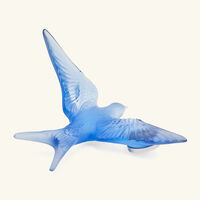 Swallow Sculpture Small Blue lalique swallow sculpture small blue