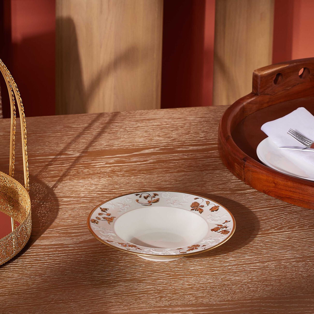 villari taormina soup plate white 22cm