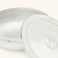 كريستوفل وعاء سكاكر ميداليون باللون الفضي