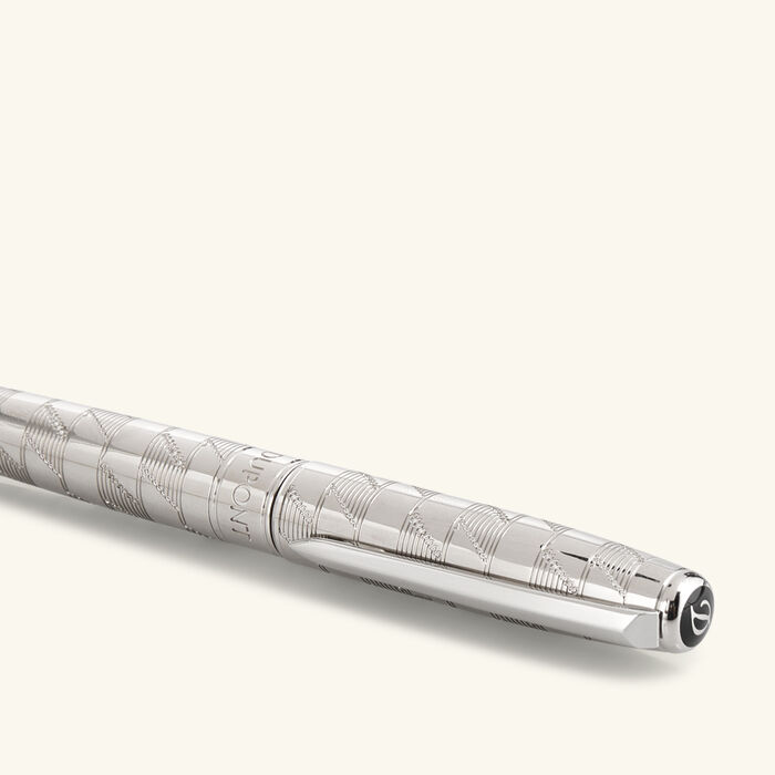 Line D Eternity Rollerball Pen Silver st dupont line d eternity rollerball pen silver