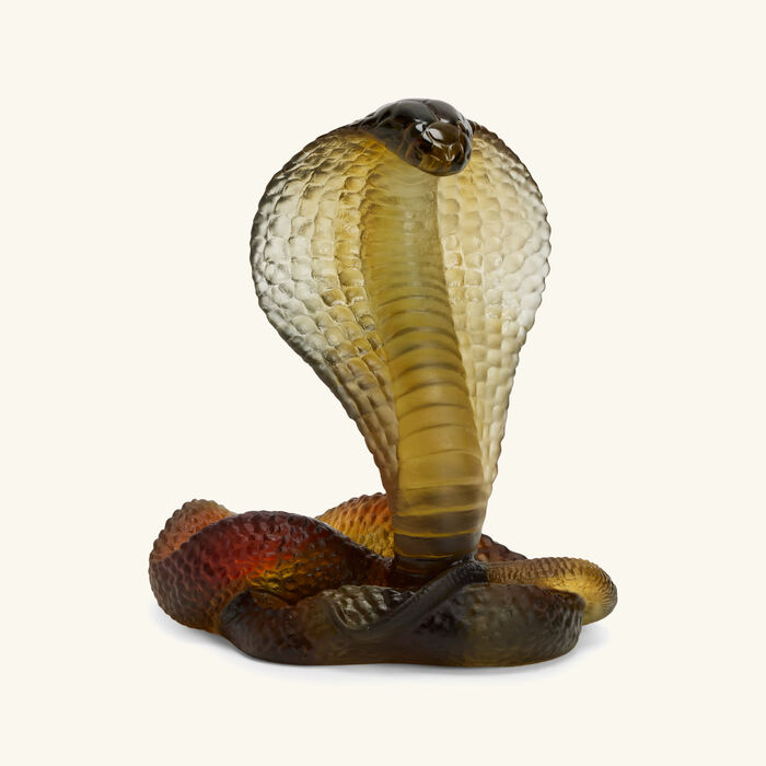 Naja Figurine Small Brown daum naja figurine small brown