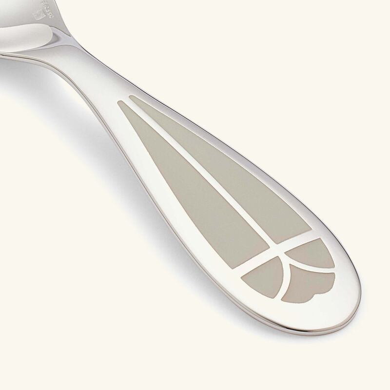 christofle quartz talisman baby spoon white