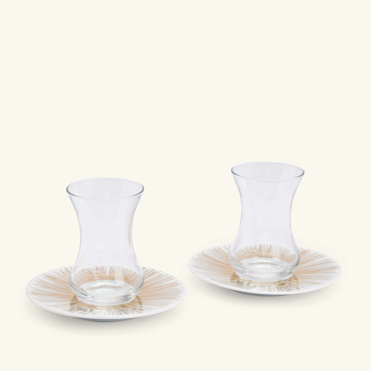 Tamrah by Razan Alazzouni Stripes Arabic Tea Cup & Saucer Gold Set of 2 silsal tamrah by razan alazzouni stripes arabic tea cup saucer gold set of 2