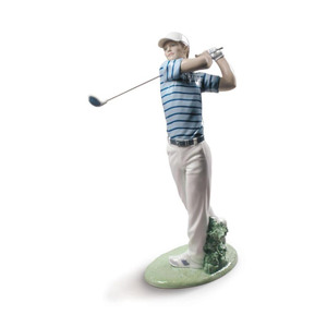تمثال رجل الغولف, medium