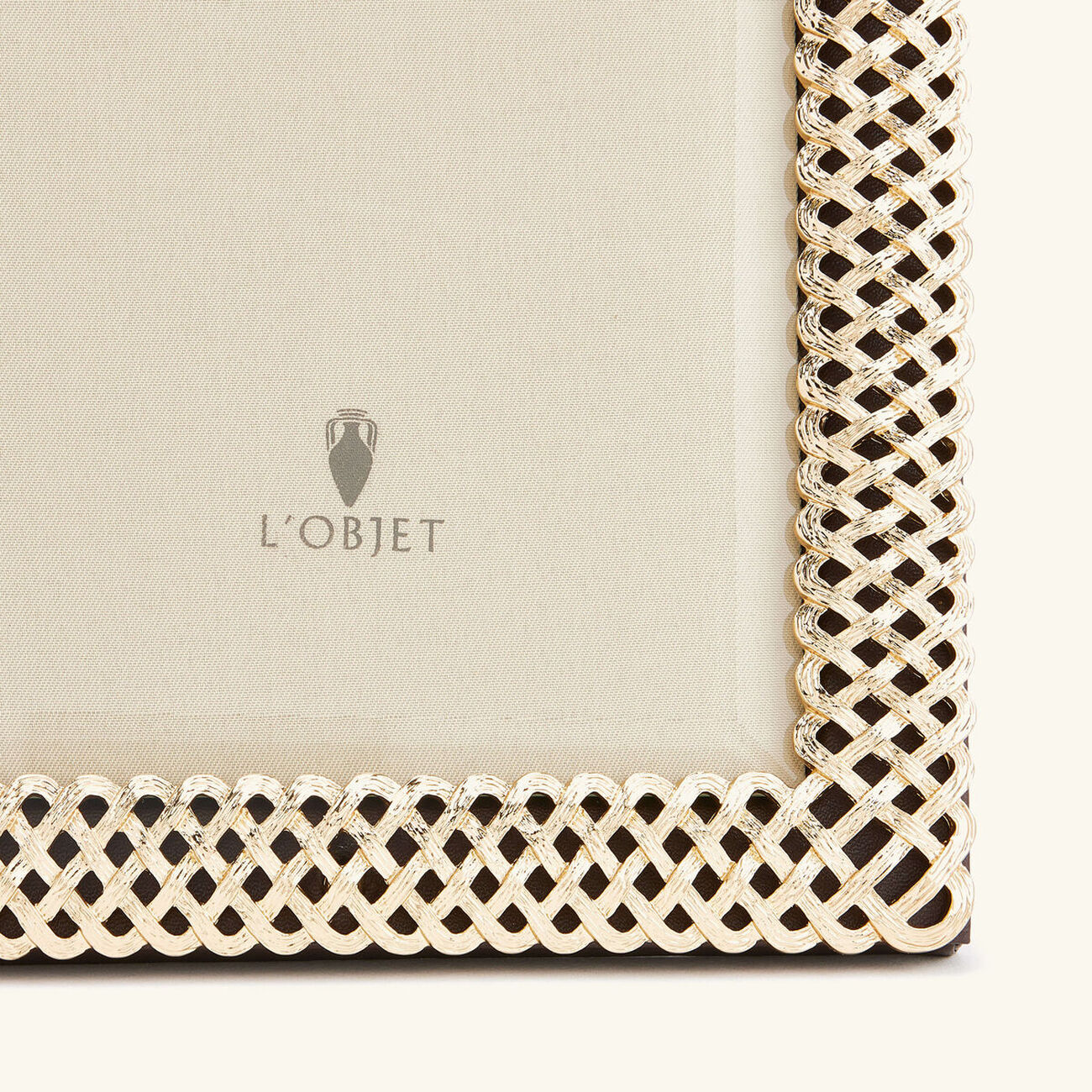 Braid Picture Frame Gold 10x15cm l objet braid picture frame gold 10x15cm