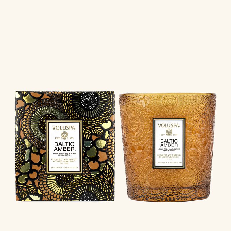 voluspa baltic amber candle