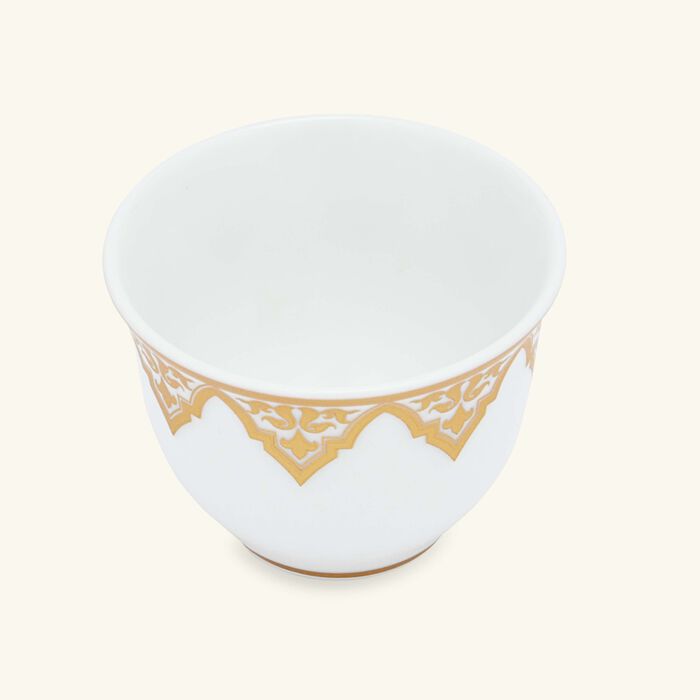 bernardaud venise arabic coffee cup gold