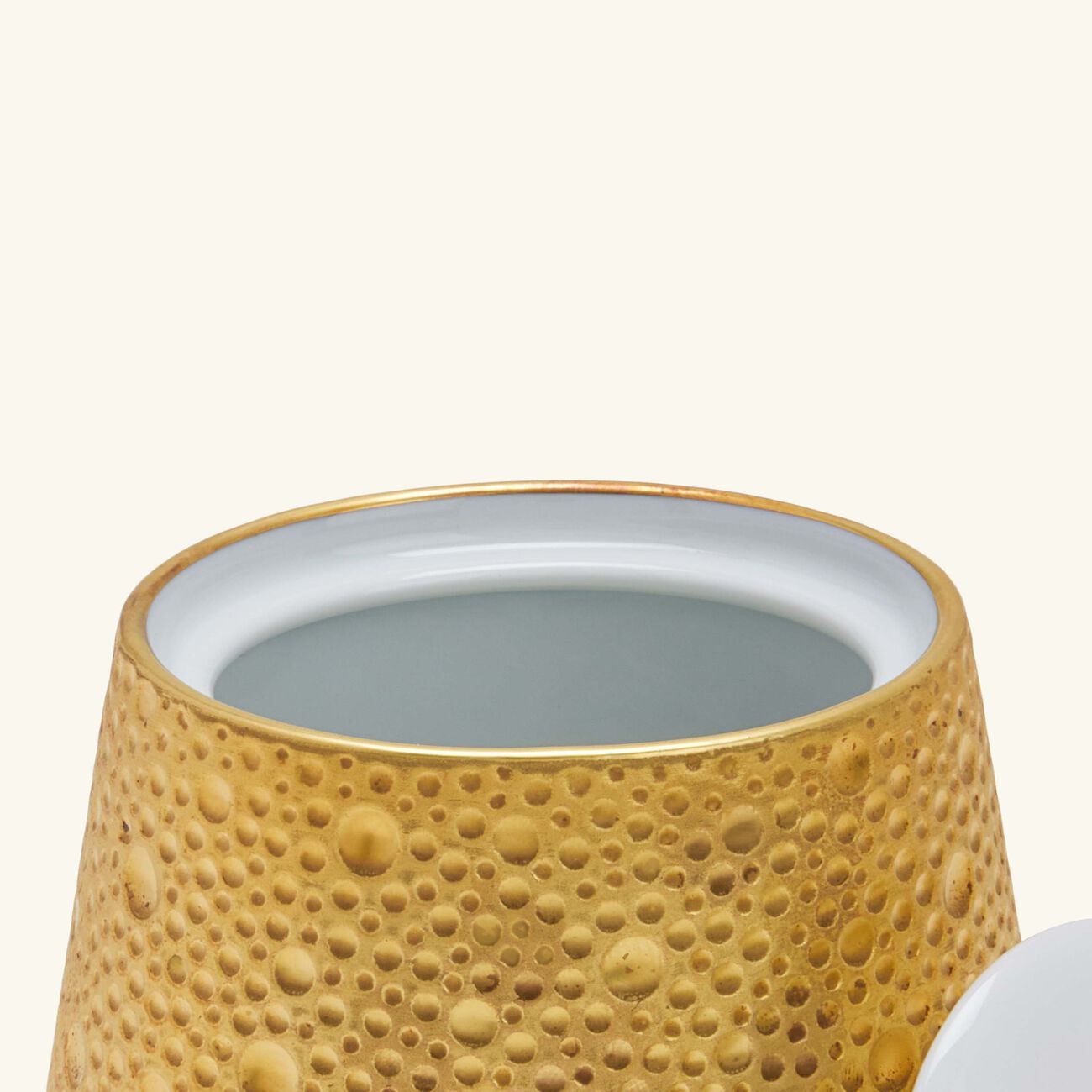 bernardaud ecume or sugar bowl gold
