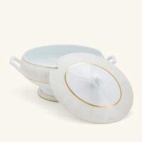Sauvage Blanc Soup Tureen Gold bernardaud sauvage blanc soup tureen gold