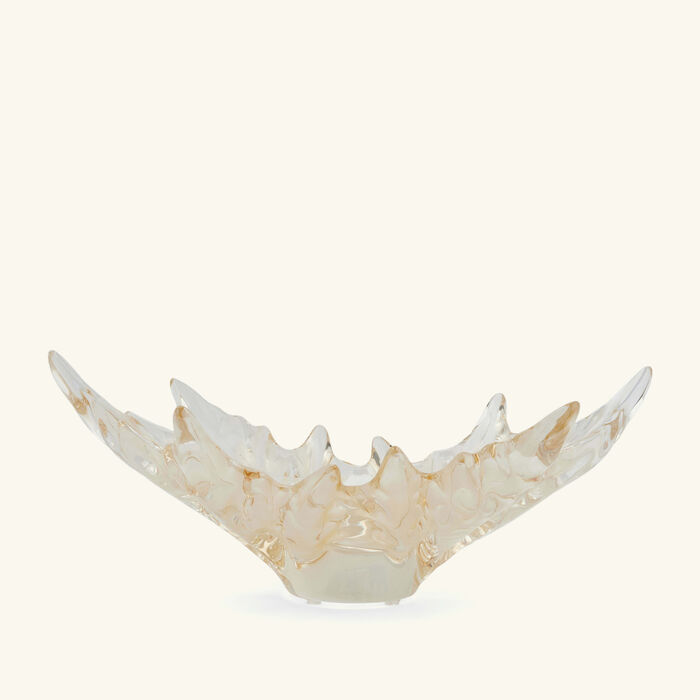 Champs-Élysées Centerpiece Large Gold lalique champs lys es centerpiece large gold