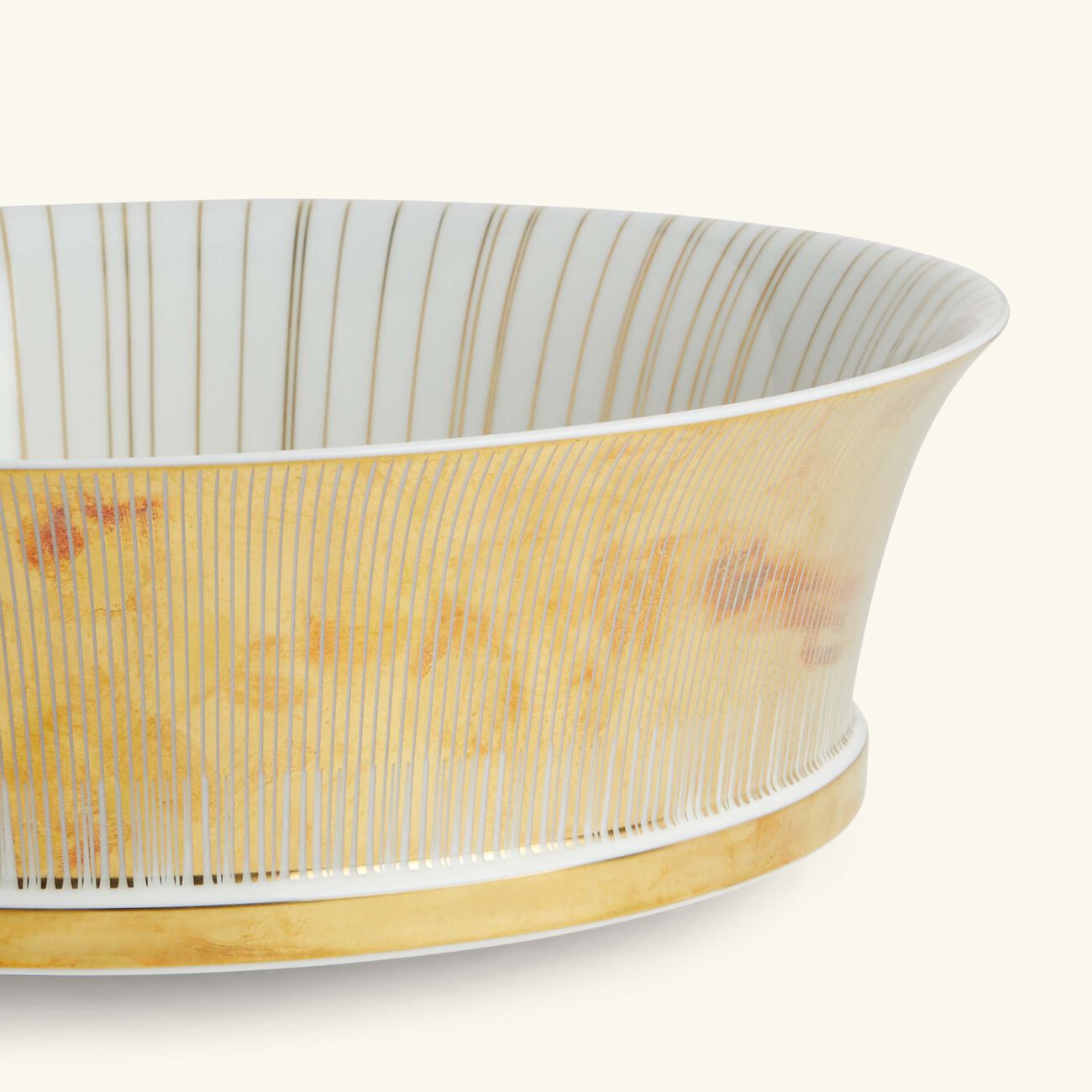 bernardaud sol serving bowl gold 32cm