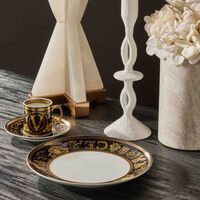 Virtus Gala Plate Round Black 20cm versace virtus gala plate round black 20cm