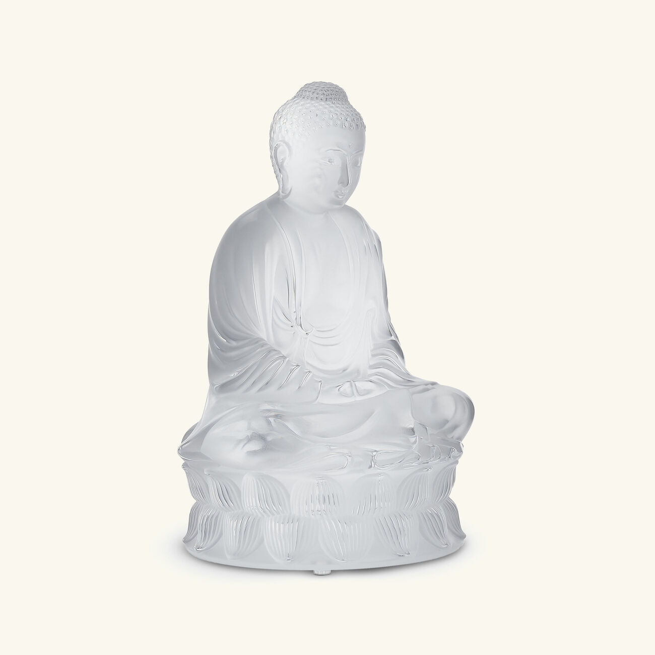 Buddha Sculpture Medium Clear lalique buddha sculpture medium clear