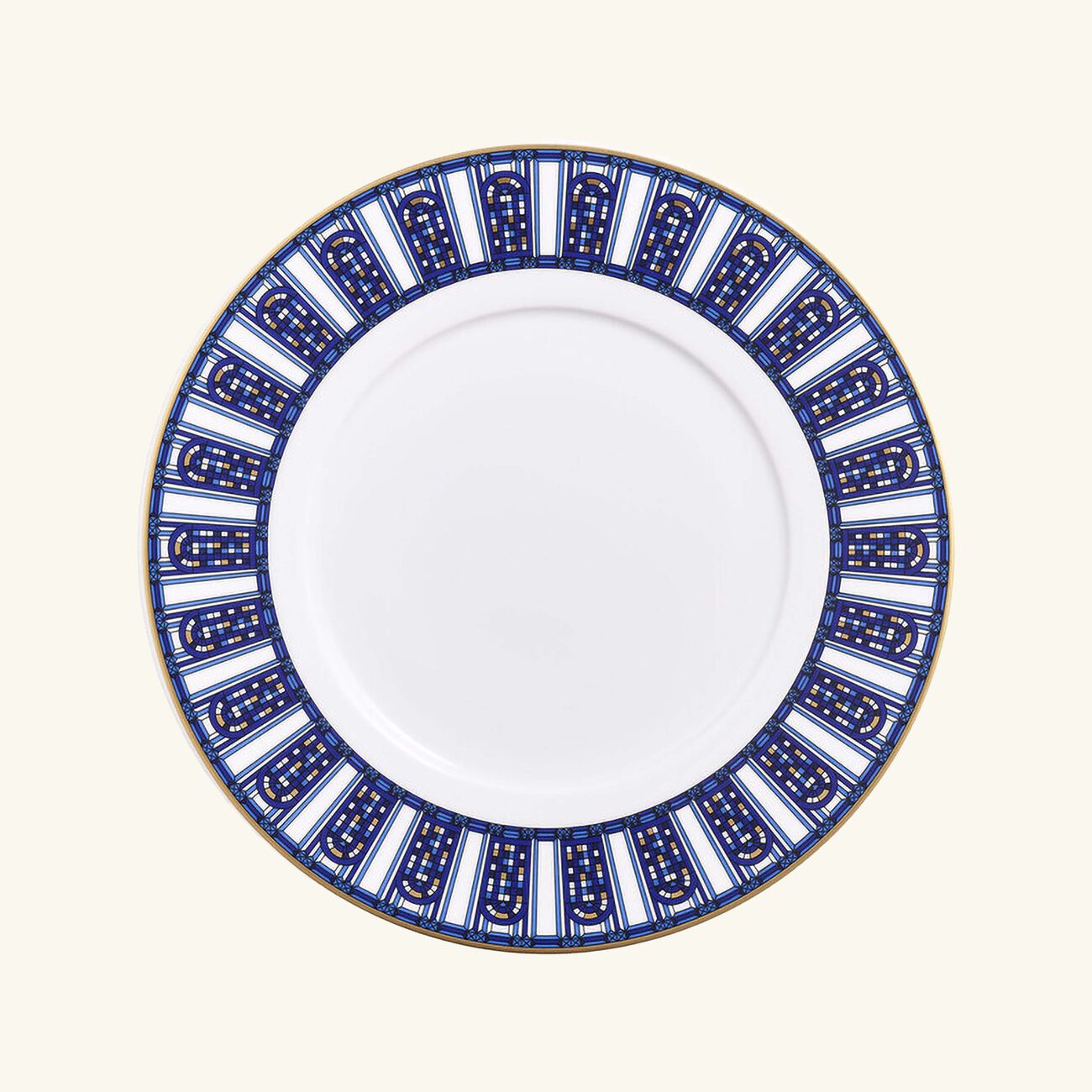 Arcadia Dessert Plate Round Blue 21cm Set of 2 baccarat arcadia dessert plate round blue 21cm set of 2
