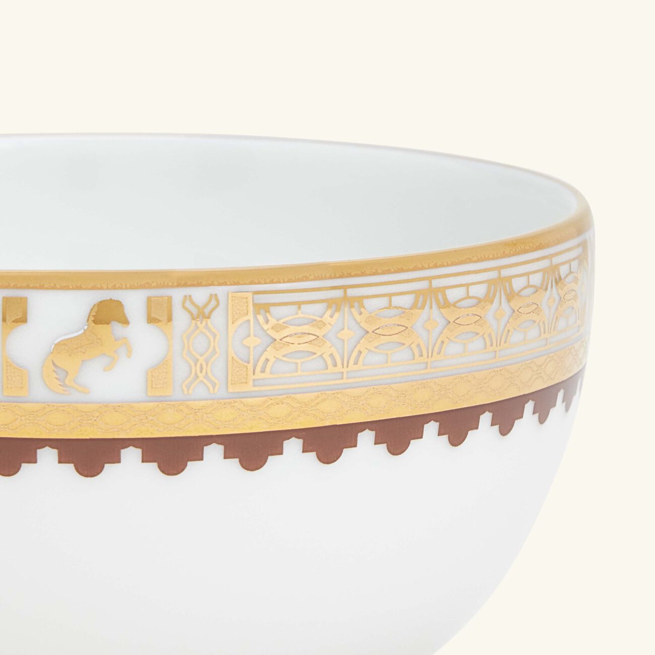 هافيلاند طقم كافالييه رويال المؤلف من وعائين للحساء باللون الذهبي   9 سم