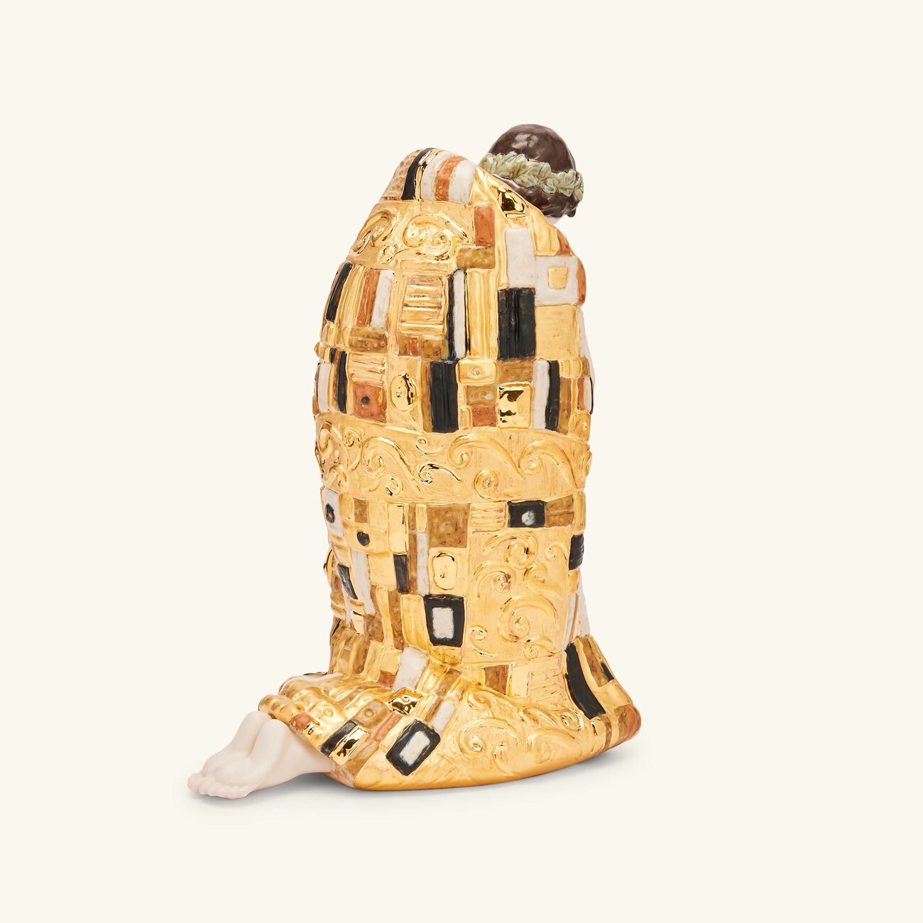 lladro the kiss sculpture medium gold 150th anniversary edition