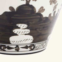 Oriente Italiano Vase Medium Grey ginori 1735 oriente italiano vase medium grey