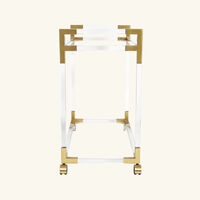 Jacques Bar Cart Clear jonathan adler jacques bar cart clear