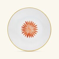 Allée De Cyprès Bread Plate Round Orange 15cm marie daage all e de cypr s bread plate round orange 15cm