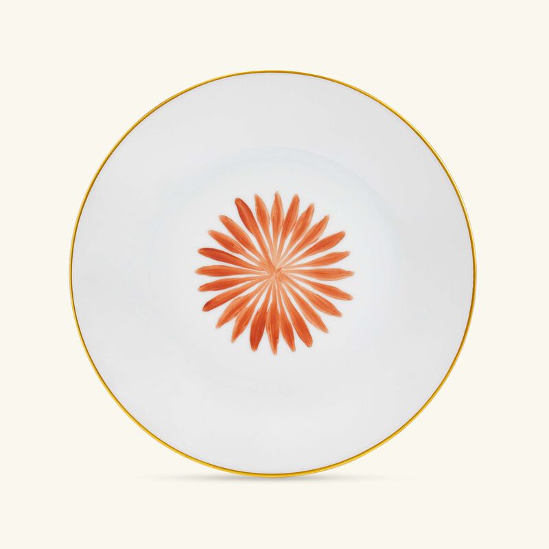 Allée De Cyprès Bread Plate Round Orange 15cm marie daage all e de cypr s bread plate round orange 15cm