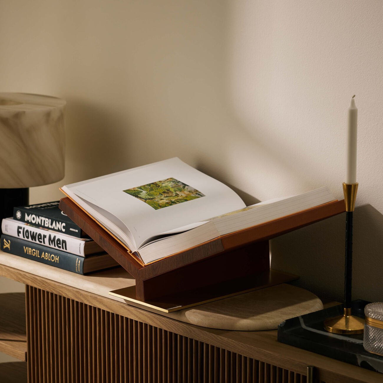 Collector Ultimate Bookstand Camel assouline collector ultimate bookstand camel