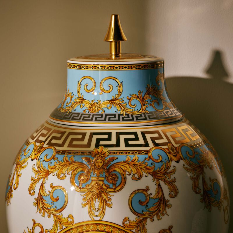 versace prestige gala vase extra large blue