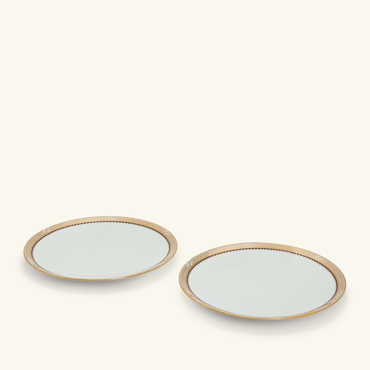 haviland cavalier royal dinner plate round 28cm set of 2