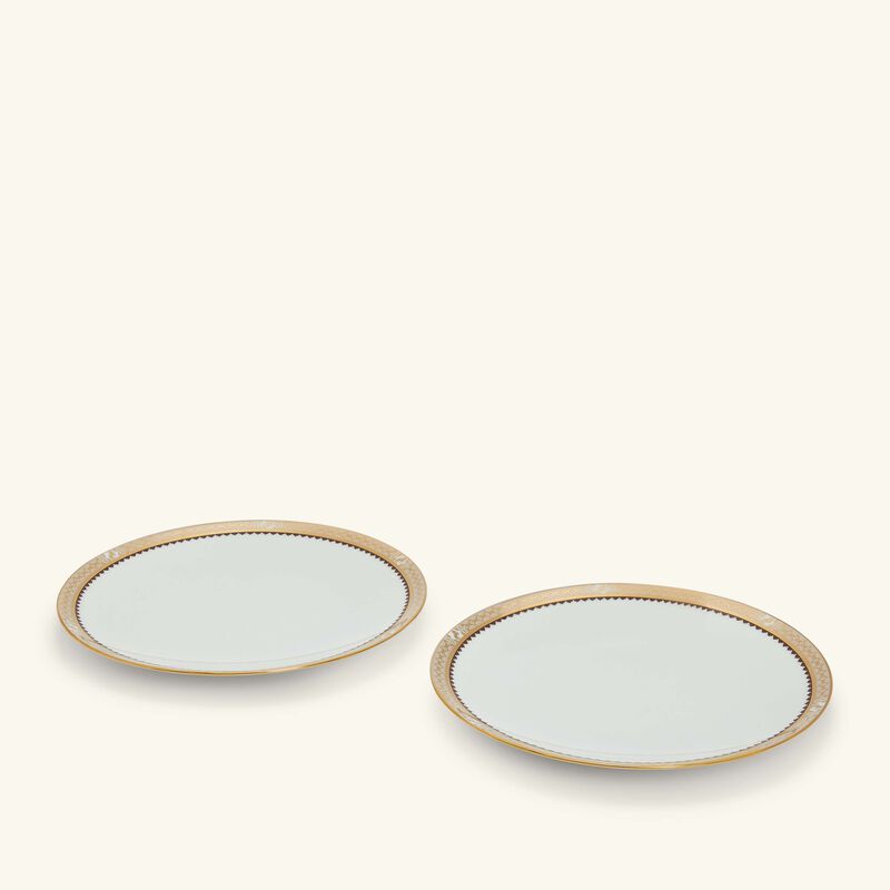 haviland cavalier royal dinner plate round 28cm set of 2