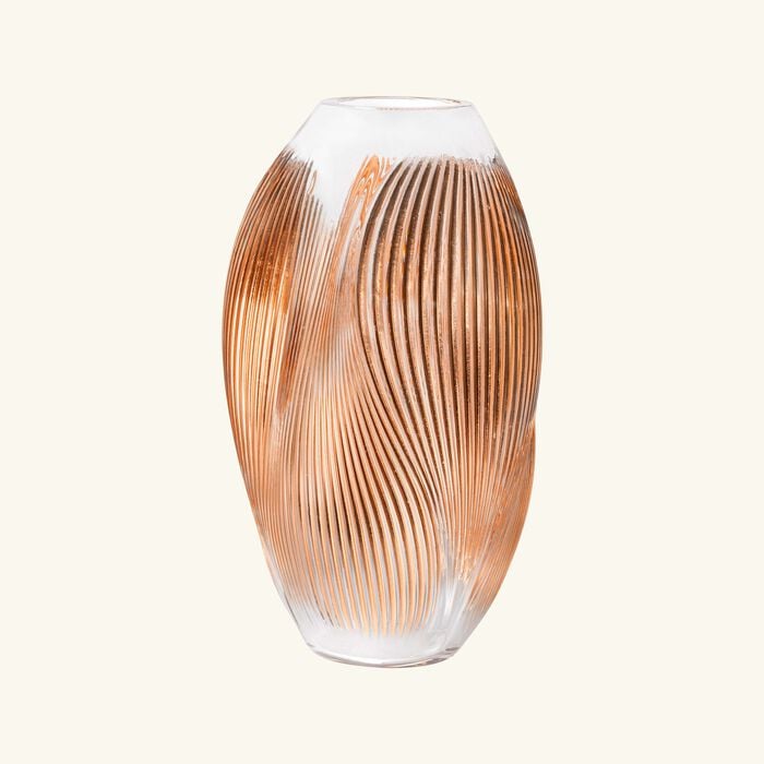 Alize Vase Medium Gold lalique alize vase medium gold