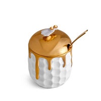 Beehive Honey Pot & Spoon, small