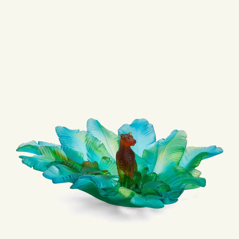 Leopard Tropical Voyage Centerpiece Blue daum leopard tropical voyage centerpiece blue