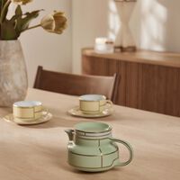 ginori 1735 diva teapot green