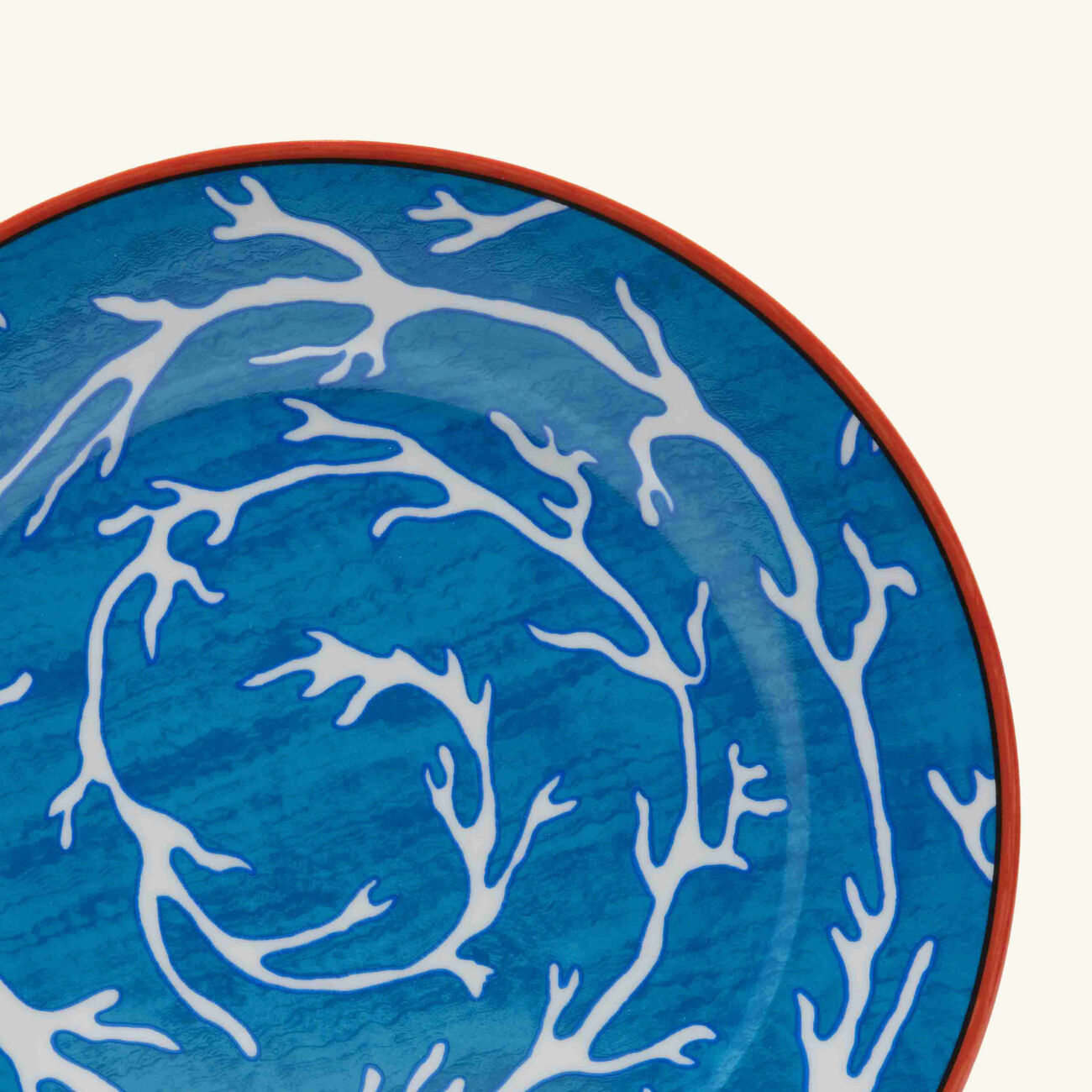 pinto paris lagon charger plate round blue 29cm