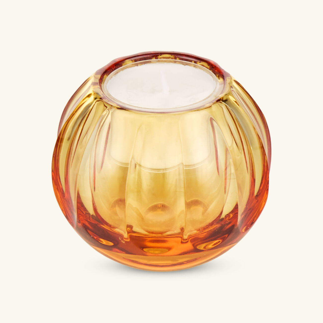 Votive Candle Holder Orange Small mario cioni c votive candle holder orange small