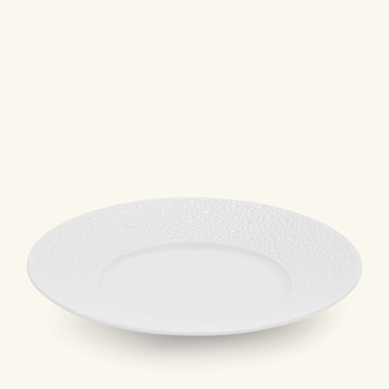 bernardaud ecume bread   butter plate round white 16cm
