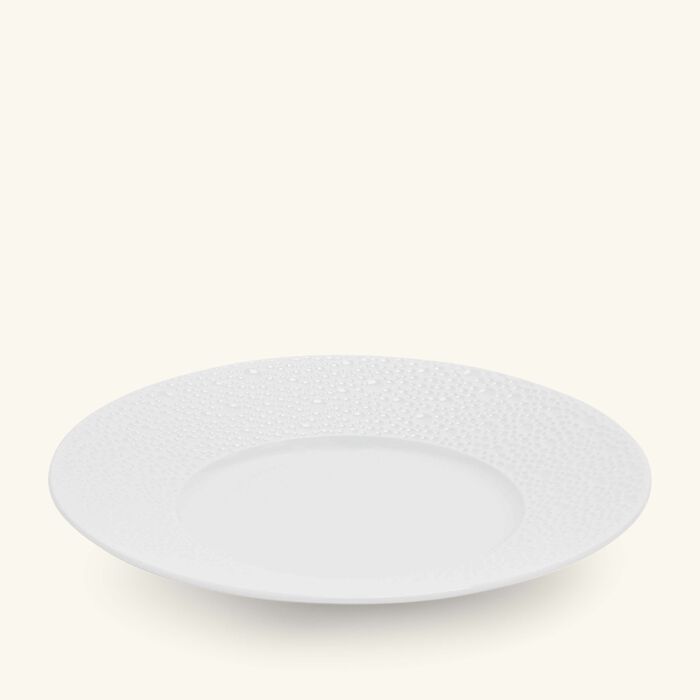 bernardaud ecume bread   butter plate round white 16cm