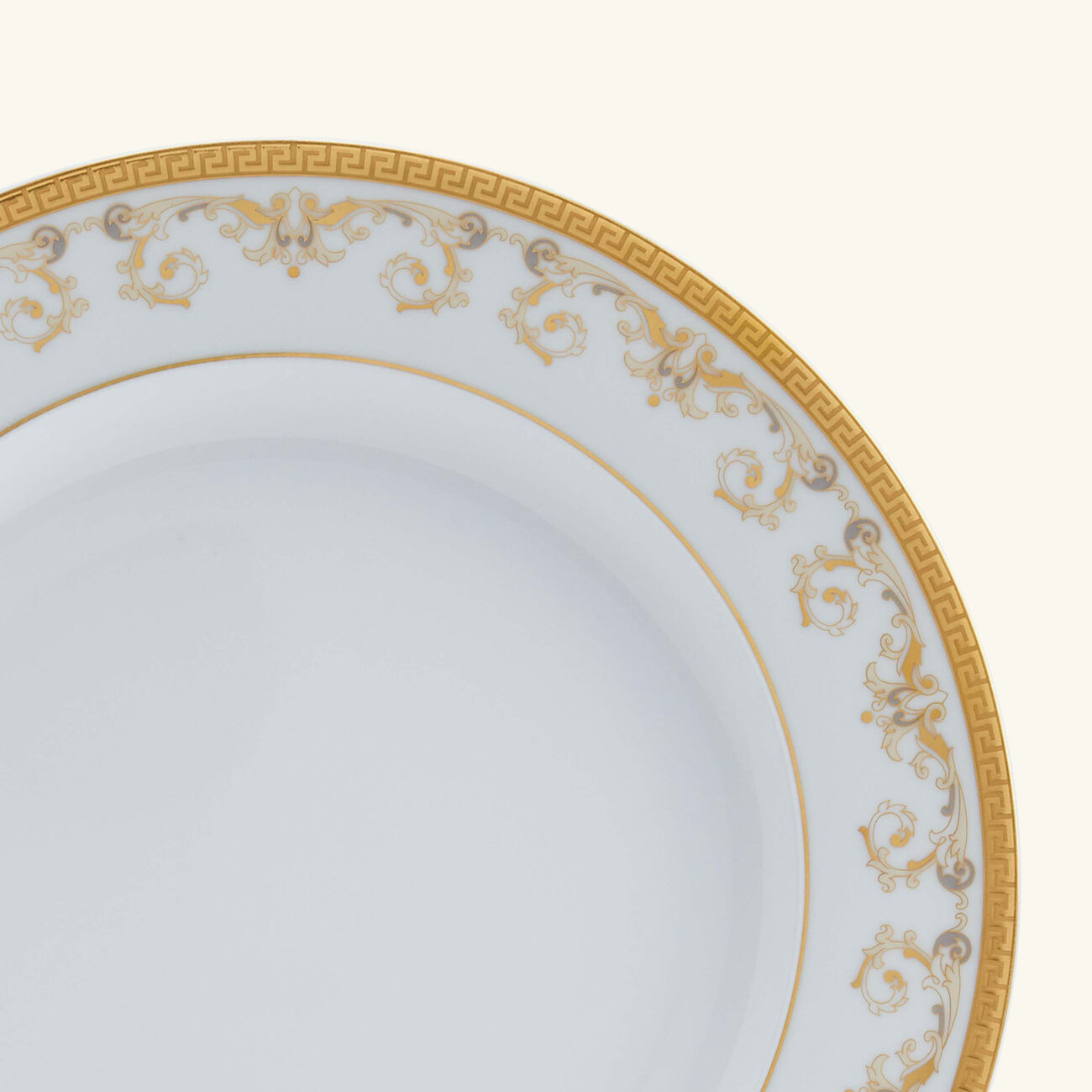 versace medusa gala dinner plate round gold 27cm