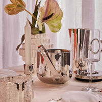 دلو ثلج معزول أوه دو كريستوفل من الستانلس ستيل