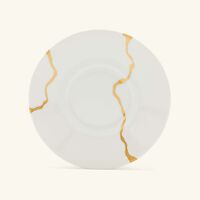 bernardaud kintsugi coffee cup   saucer white set of 6