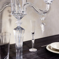 baccarat mille nuits flutissimo champagne glass clear set of 2