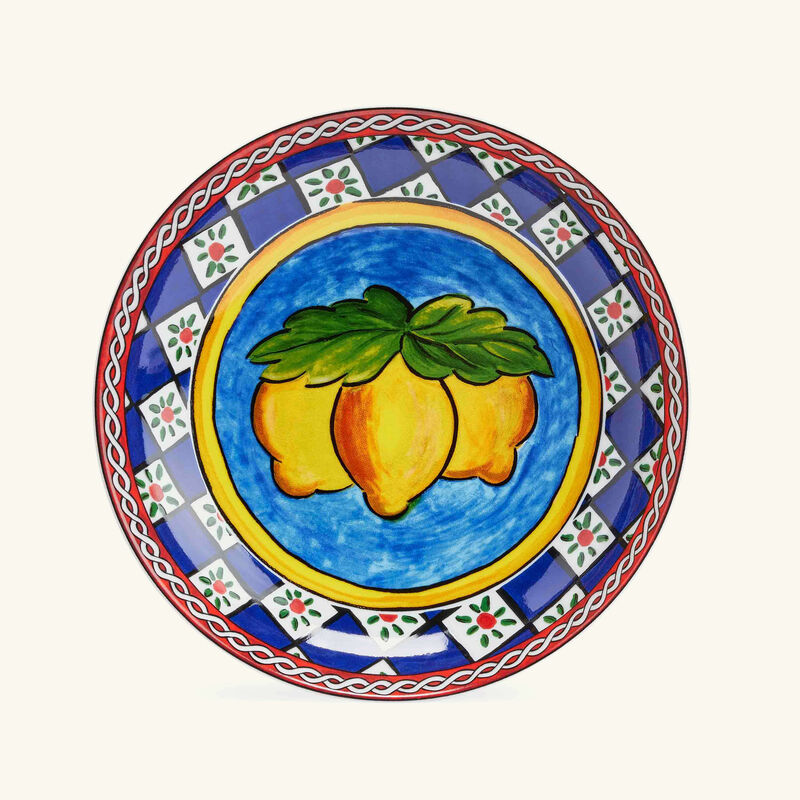 Carretto Lemon Soup Plate Round 20cm Set Of 2 dolce gabbana casa carretto lemon soup plate round 20cm set of 2