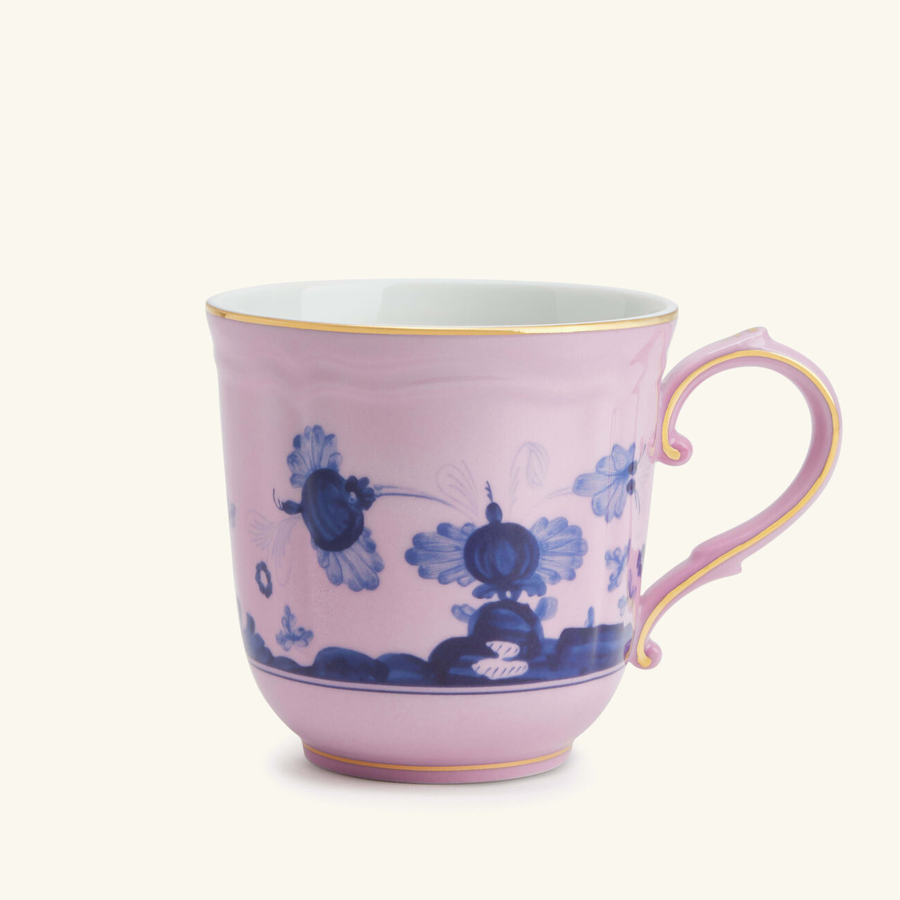 ginori 1735 oriente italiano azalea mug pink
