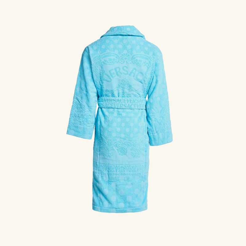 versace la vacanza bath robe extra large blue