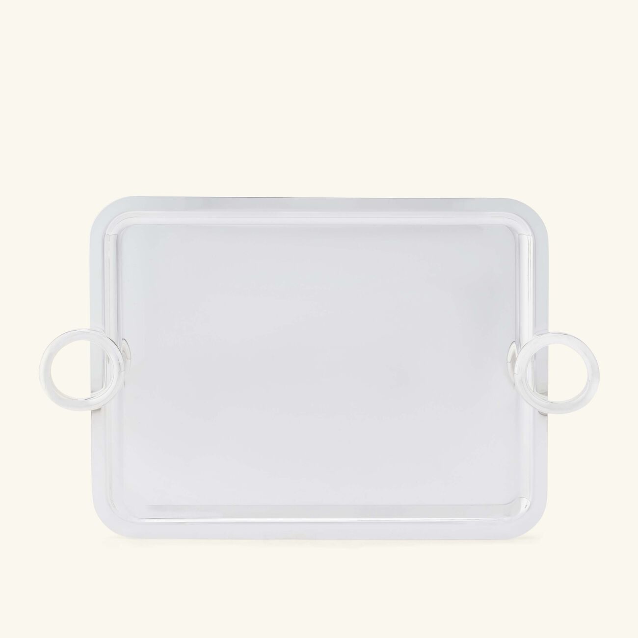 christofle vertigo serving tray rectangular large silver plated