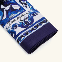 dolce gabbana casa blu mediterraneo placemat and napkin set blue